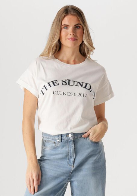 Witte NUKUS T-shirt MEIKE SHIRT THE SUNDAY - large