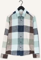 Groene CAST IRON Casual overhemd LONG SLEEVE SHIRT BOLD CHECK SLUB COTTON Groene CAST IRON Casual overhemd LONG SLEEVE SHIRT BOLD CHECK SLUB COTTON - medium