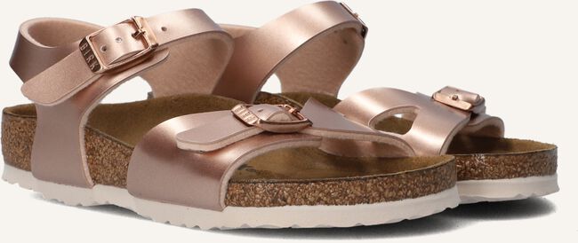 Roségouden BIRKENSTOCK Platte sandalen RIO KIDS Roségouden BIRKENSTOCK Platte sandalen RIO KIDS - large