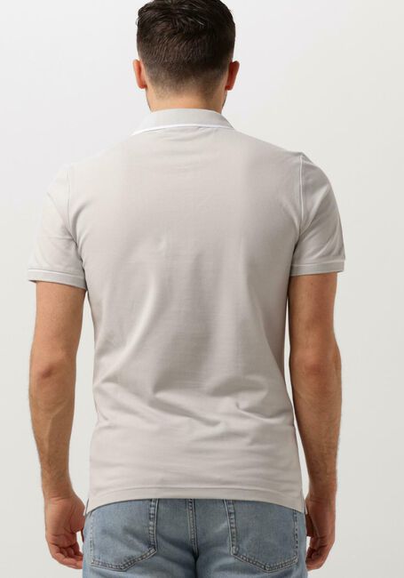 Lichtgrijze CALVIN KLEIN Polo TIPPING SLIM POLO - large