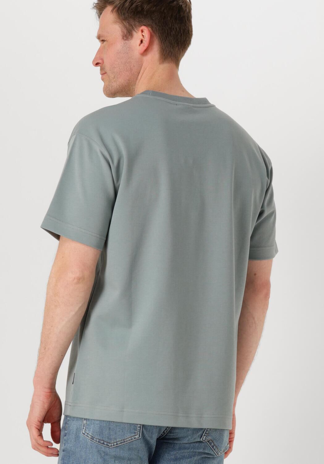 GENTI Heren Polo's & T-shirts T-shirt Ss J2025-1227 Groen
