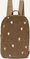 Bruine STUDIO NOOS Rugtas TEDDY HEARTS MINI BACKPACK - medium