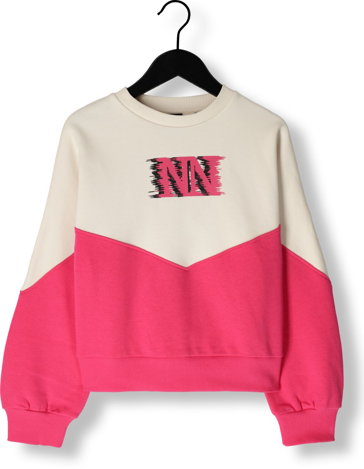 NIK & NIK Meisjes Truien & Vesten Two Tone Sweatshirt Roze