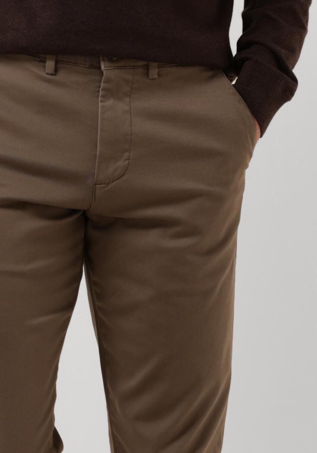 SELECTED HOMME Heren Broeken Slh175-slim New Miles Flex Pant Noos Bruin