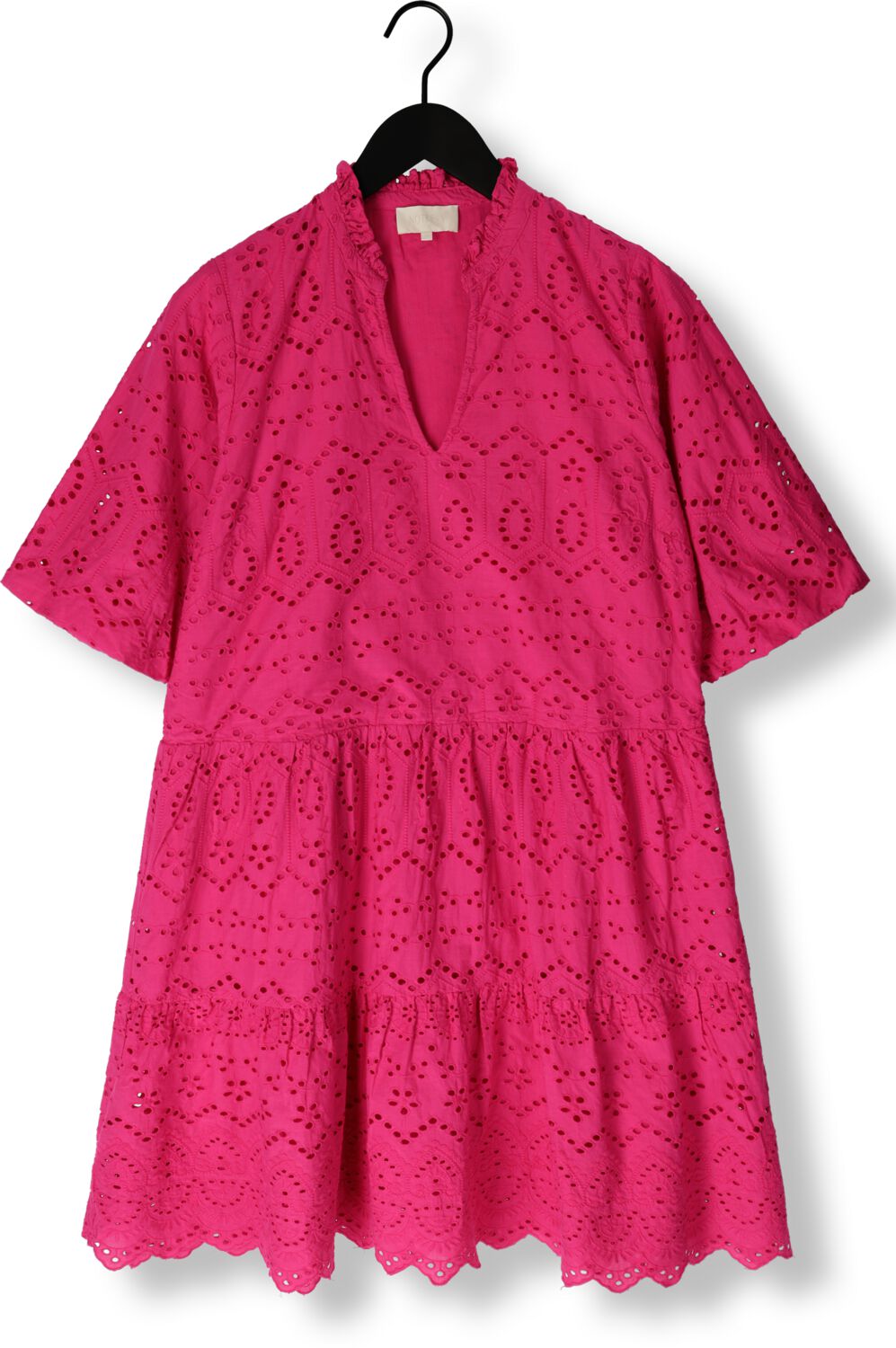 NOTRE-V Dames Jurken Nv-donna Dress Broderie Anglaise Dress Roze