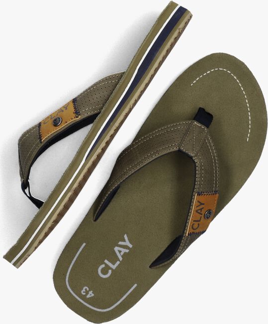 Groene CLAY Slippers CLAY001 - large