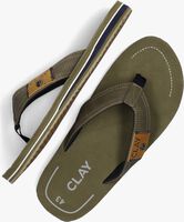 Groene CLAY Slippers CLAY001 - medium