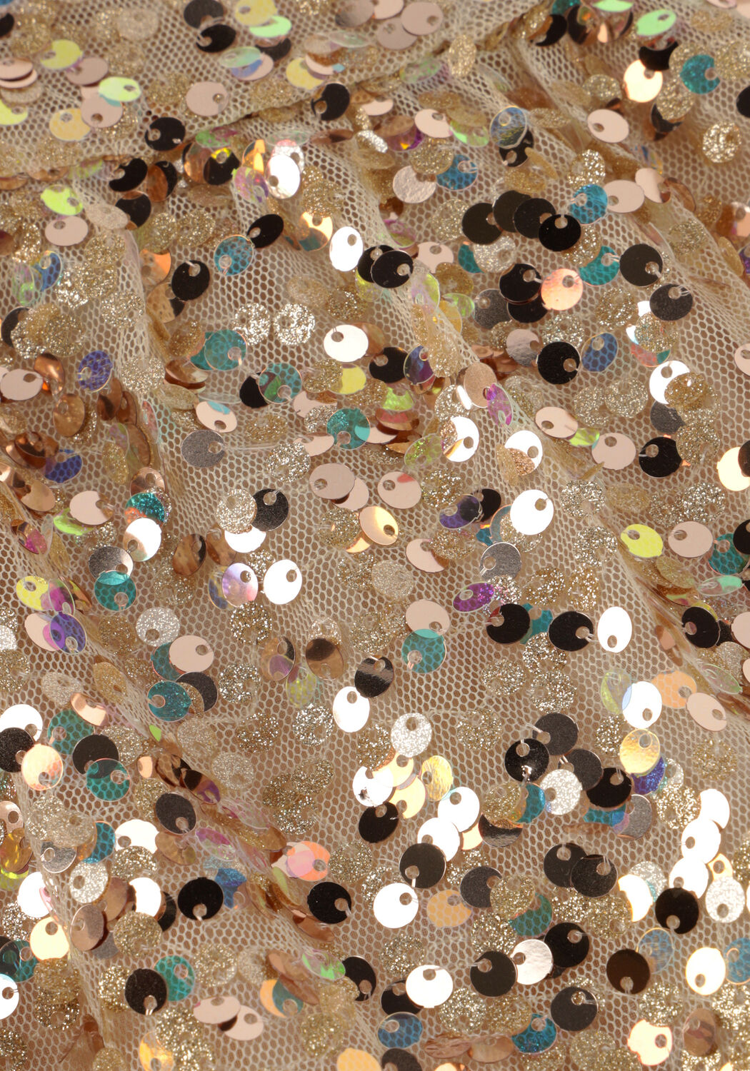 Gouden KONGES SLOJD Mini jurk LILA SEQUINS BOW DRESS - large