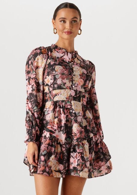 Multi NEO NOIR Mini jurk ABERTO BIG FLOWER DRESS - large
