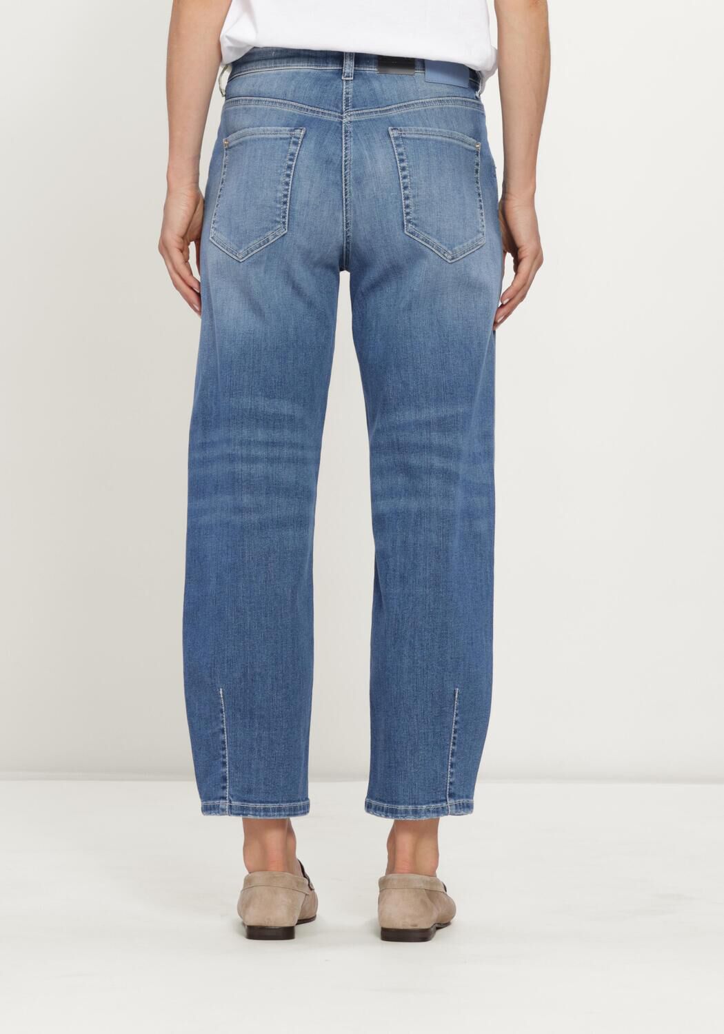 Blauwe CAMBIO Jeans ELIN AUTHENTIC HR SUPERSTRETCH BLUE DENIM - large