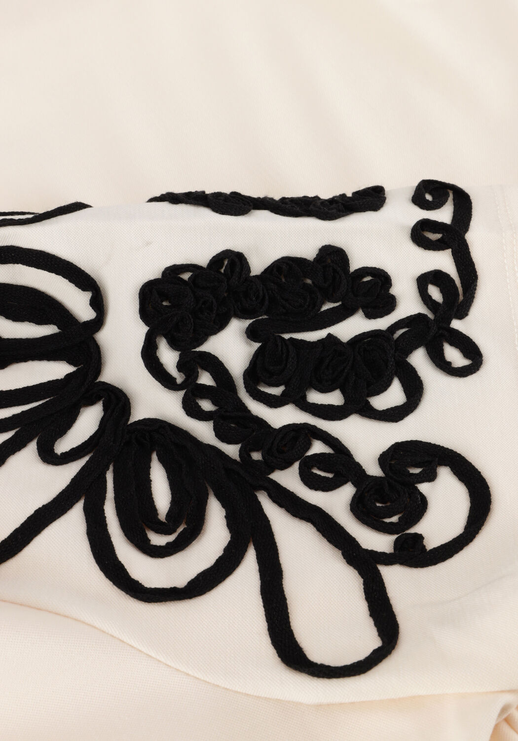 Beige OBJECT T-shirt OBJCAROLINE JOANA SS TOP E DIV - large