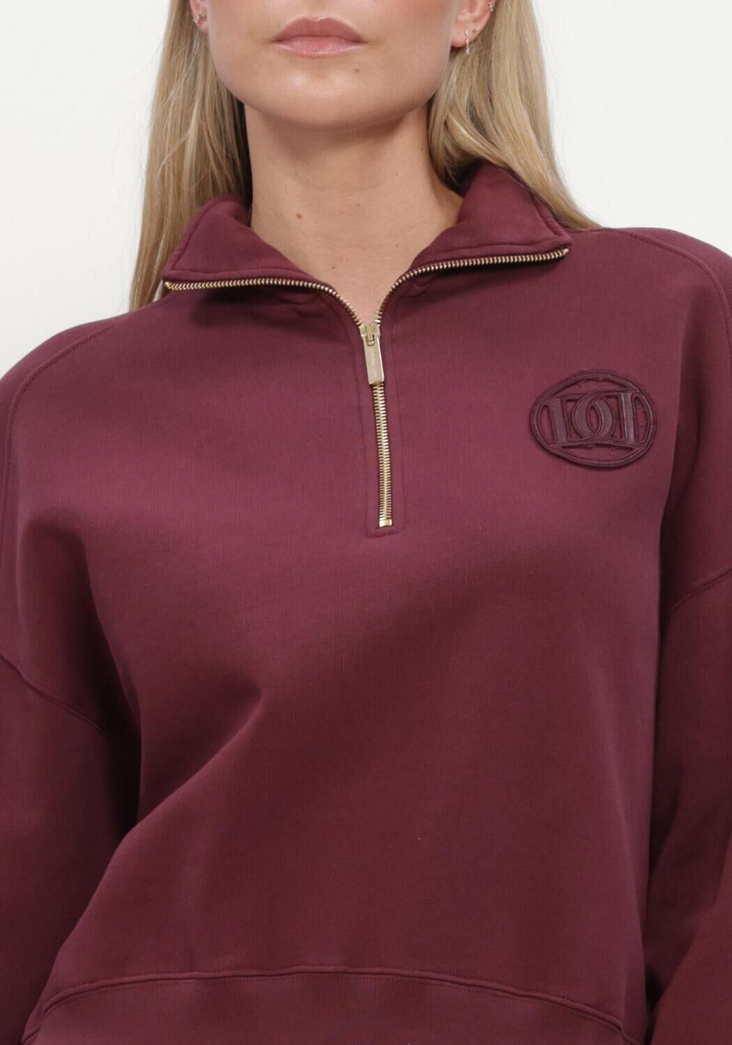 Bordeaux DEBLON SPORTS Sweater NELLE SWEATER - large