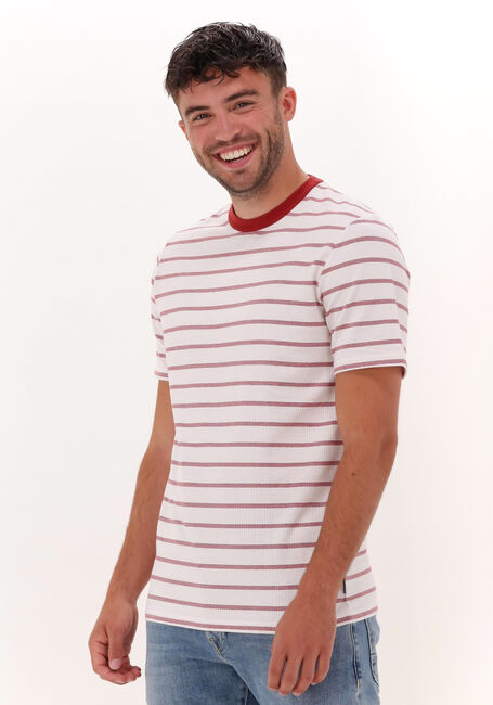 Rode SCOTCH & SODA T-shirt WAFFLE JERSEY BRETON T-SHIRT - large