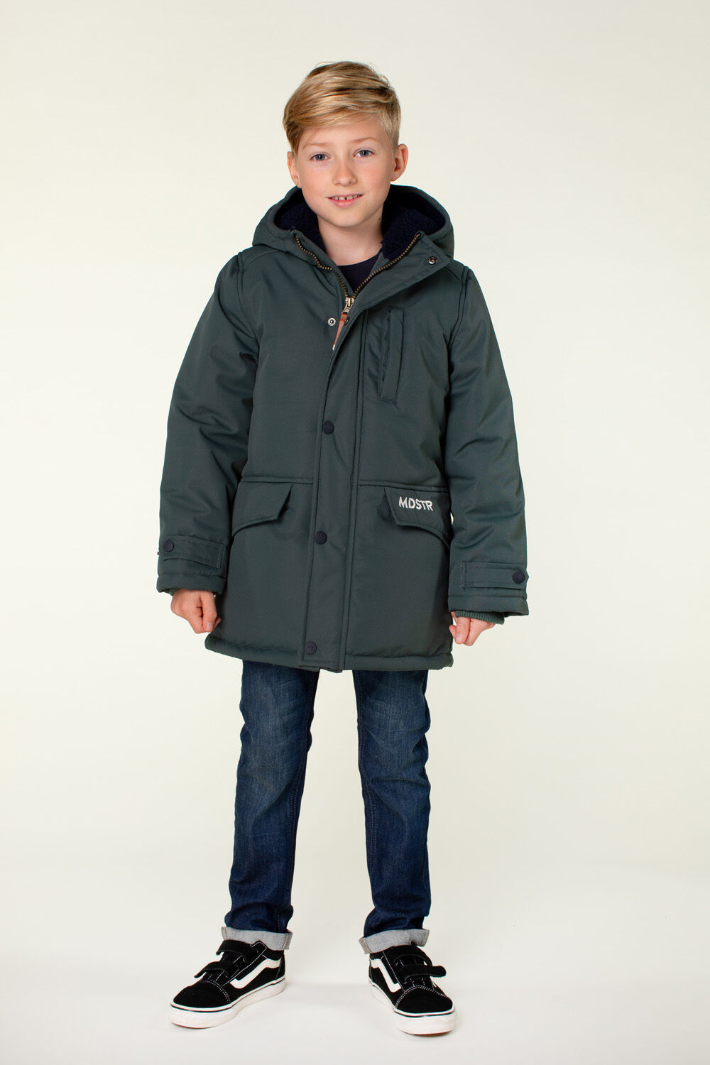 MOODSTREET Jongens Jassen Parka Jacket Jason Groen