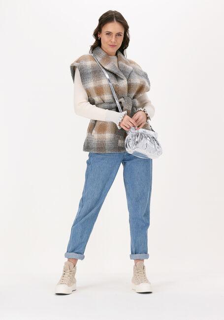 Beige SELECTED WOMEN Trui SLFAILA LS KNIT O-NECK M - large