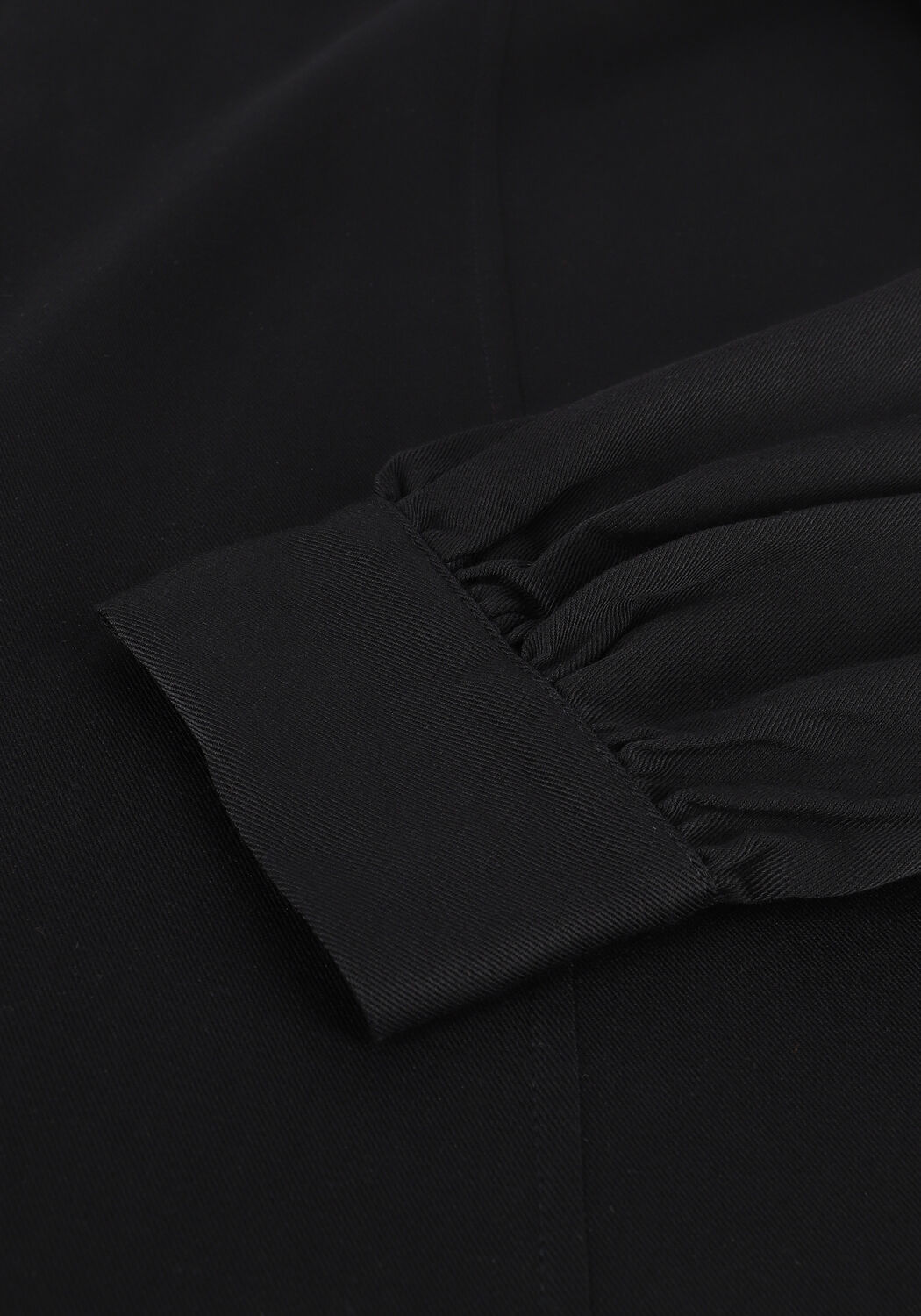 Zwarte SELECTED WOMEN Maxi jurk SLFMINA LS MAXI SHIRT DRESS BL - large