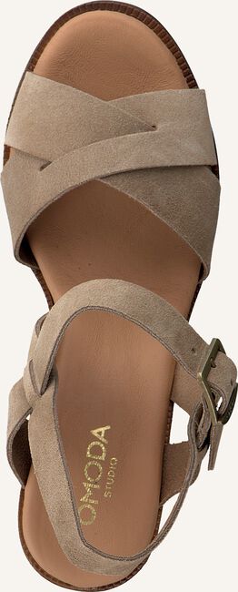 Beige OMODA Platte sandalen 4538 Beige OMODA Platte sandalen 4538 - large
