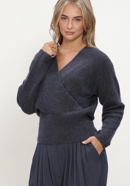 Donkergrijze MSCH COPENHAGEN Trui MSCHBONDIE HOPE V PULLOVER - large