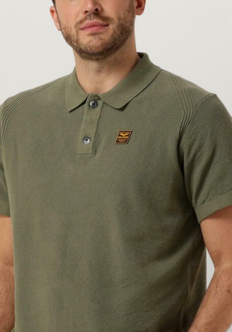 Groene PME LEGEND Polo SHORT SLEEVE POLO KNITTED - large