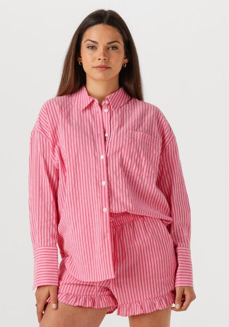 Koraal COLOURFUL REBEL Blouses VICKY STRIPED DROPPED SHOULDER BLOUSE - large