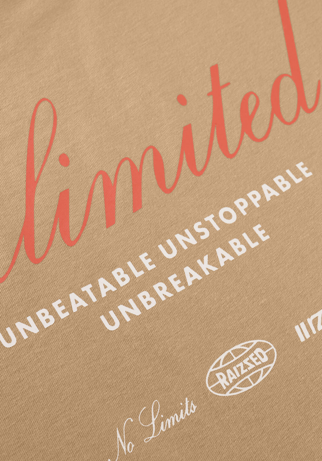 Beige RAIZZED T-shirt HUNLIM - large