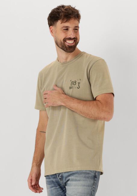 Groene BUTCHER OF BLUE T-shirt ARMY STENCIL TEE - large