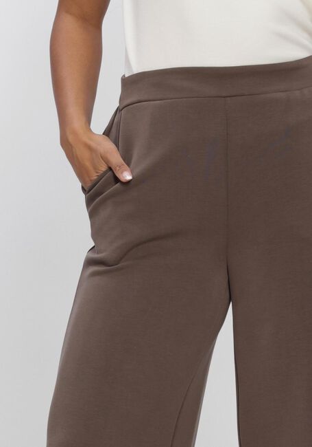 Bruine MY ESSENTIAL WARDROBE Wijde broek MWHELLE WIDE PANT - large