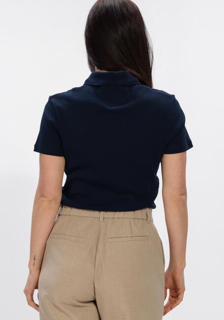 Donkerblauwe TOMMY HILFIGER Top GOLD BUTTON SLIM - large