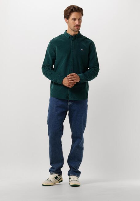 Blauwe TOMMY JEANS Casual overhemd TJM REG CORDUROY SHIRT - large