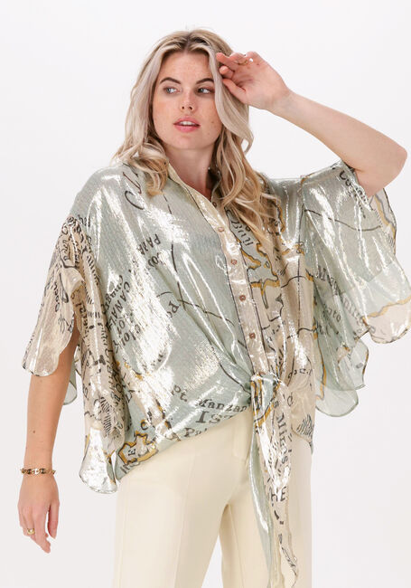 Lichtblauwe MES DEMOISELLES Blouses WANDA - large