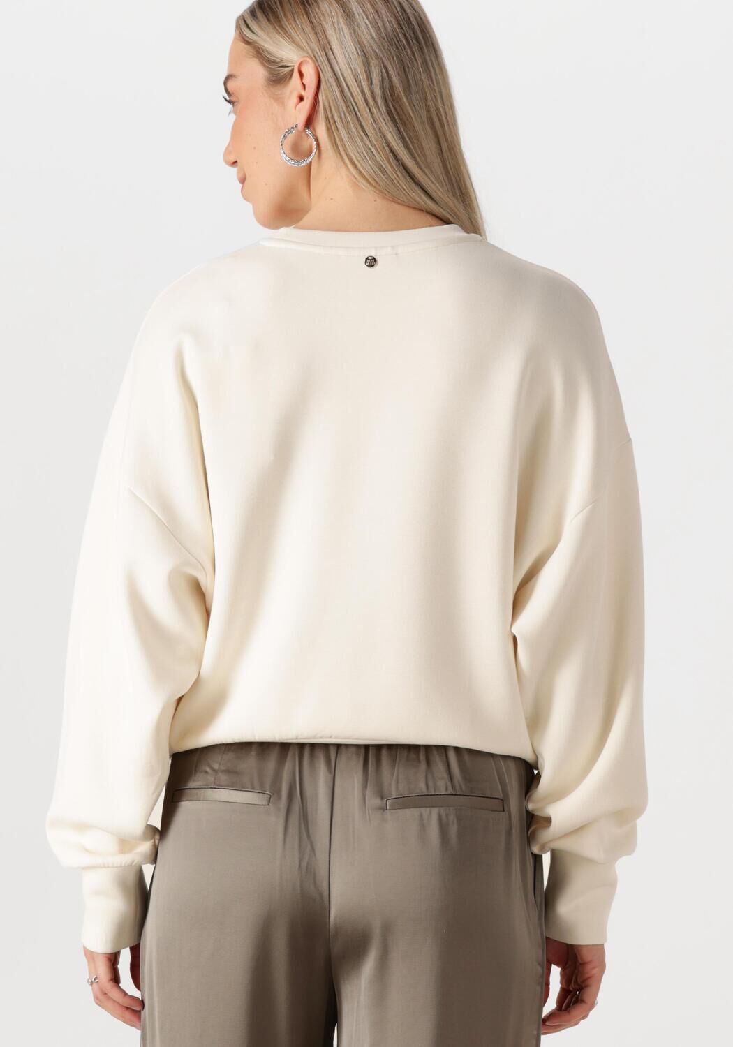 MOS MOSH Dames Truien & Vesten Mmcelli O-ls Sweatshirt Ecru