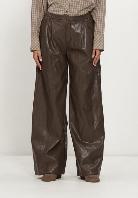 Bruine ELEH Wijde broek EFW260308 - large