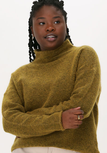 Groene SECOND FEMALE Trui BROOK KNIT T NECK - large