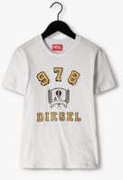 Witte DIESEL T-shirt TDIEGORE11 - medium