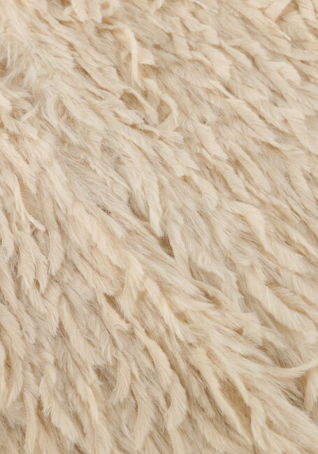 Creme NONO Vest KATH LONG HAIR FUR GILET - large