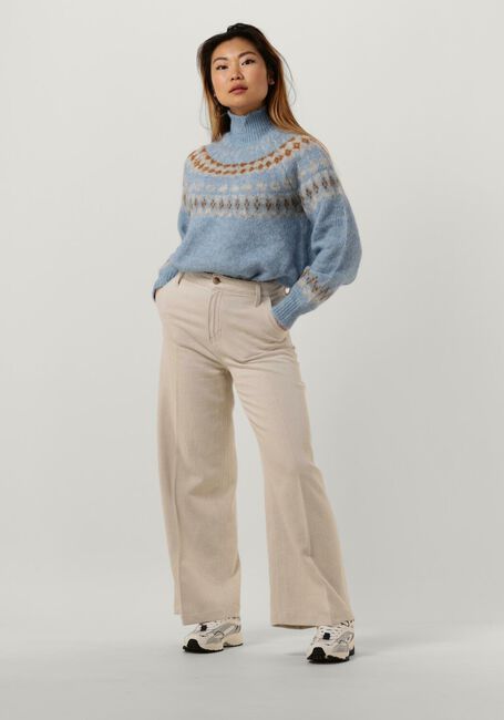 Blauwe Y.A.S. Coltrui YASISTA LS KNIT PULLOVER - large