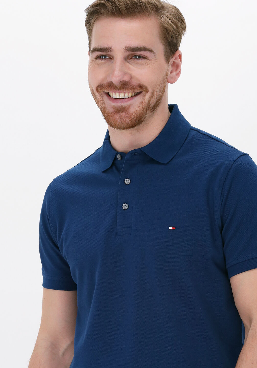Donkerblauwe TOMMY HILFIGER Polo 1985 SLIM POLO Omoda