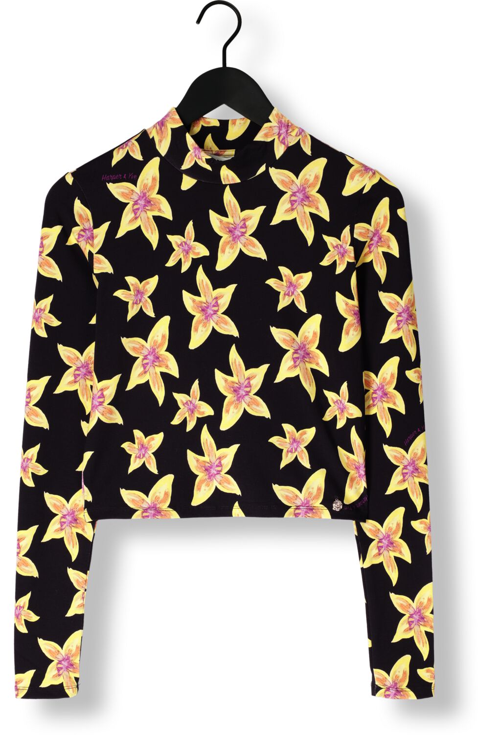 HARPER & YVE Dames Tops & T-shirts Jeff-ls Zwart