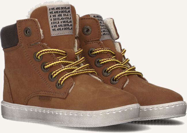 Cognac DEVELAB Hoge sneakers 41855 Cognac DEVELAB Hoge sneakers 41855 - large