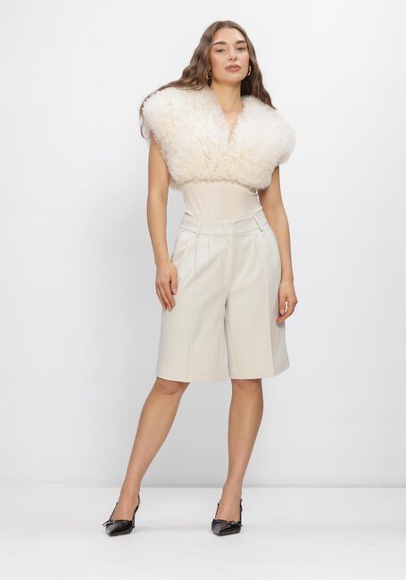 Beige HAUTE L'AMITI&Eacute; Korte broek PREMIERE BERMUDA - large