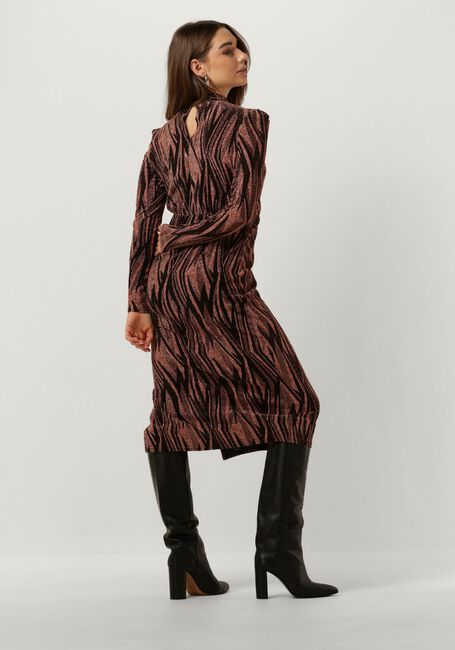 Zwarte Y.A.S. Midi jurk YASYEN LS MIDI DRESS - large