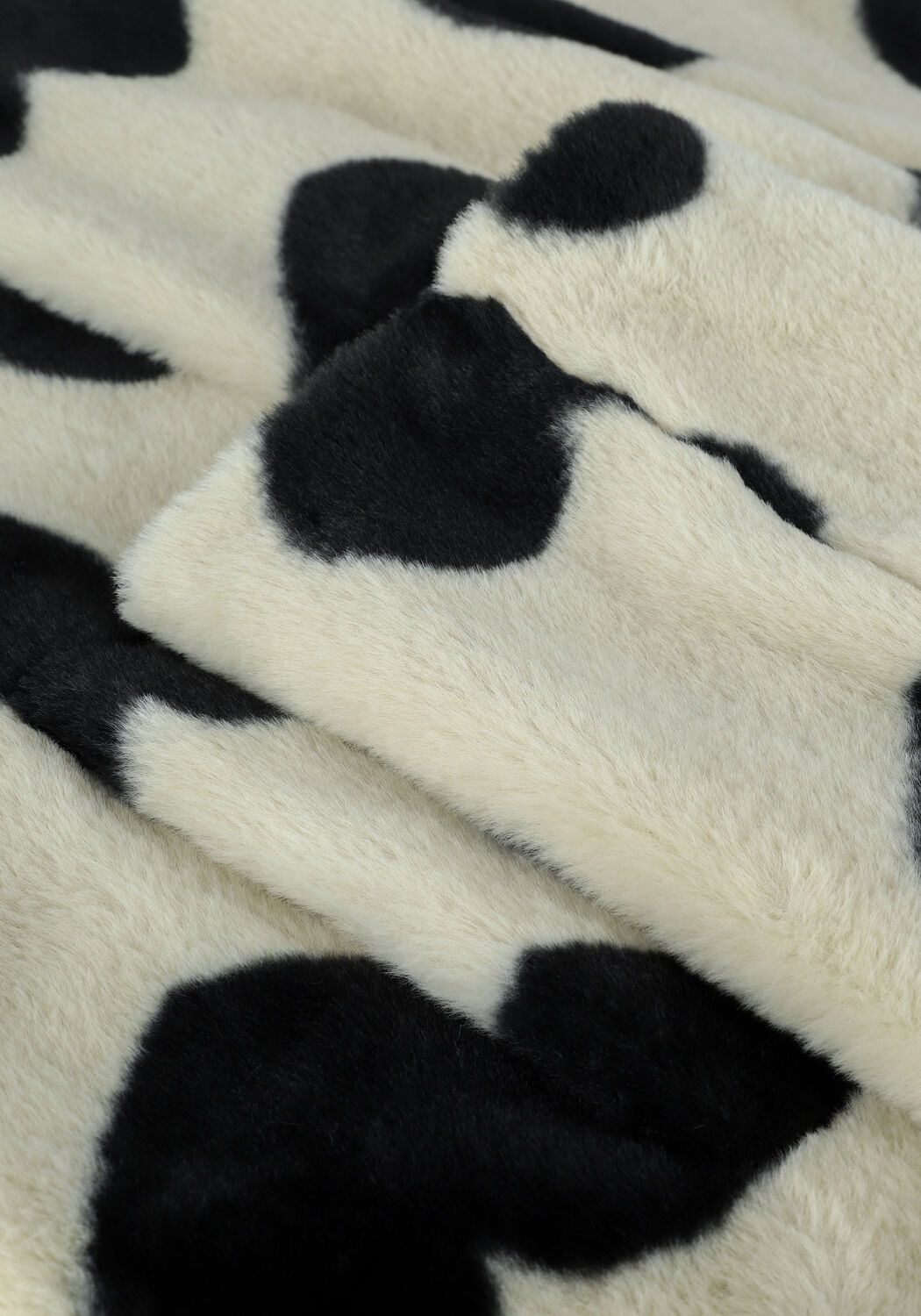 Beige IBANA Faux fur jas CLAIRE HEARTS - large