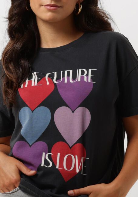Grijze CATWALK JUNKIE T-shirt RELAXED TEE - large