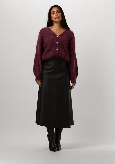 Zwarte GOOSECRAFT Midirok GC MERRITH SKIRT Zwarte GOOSECRAFT Midirok GC MERRITH SKIRT - large