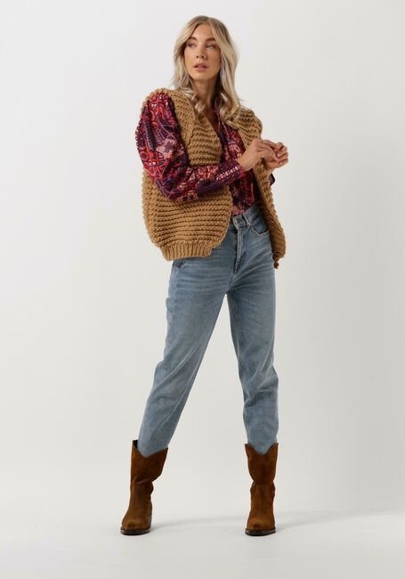 Blauwe NOTRE-V Blouses BLOUSE PRINT NV-ARAH - large