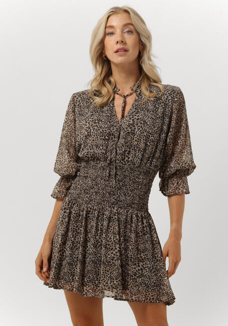 Bruine LIU JO Mini jurk ABITO TS.NAV CREPONNE - large