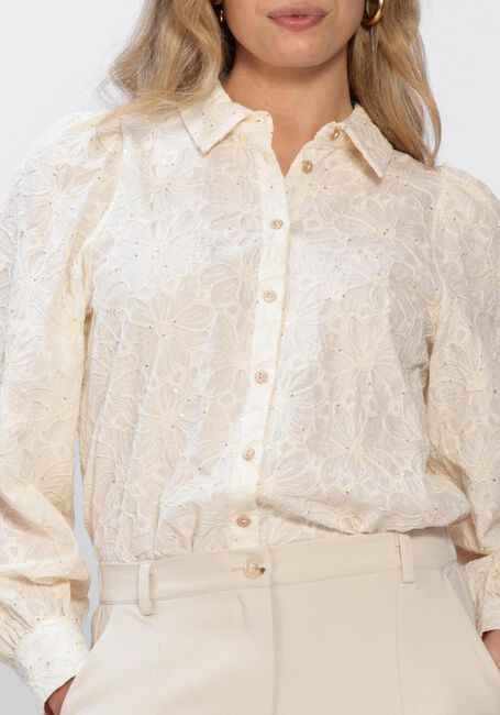 Ecru FREEBIRD Blouses WV-FLOWER-TAPE-SEQUINS-26-1 - large