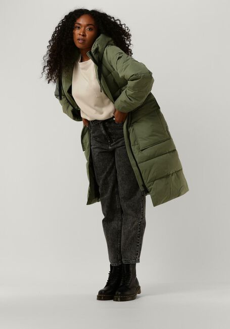 Olijf MSCH COPENHAGEN Gewatteerde jas PAVINARIA JACKET - large