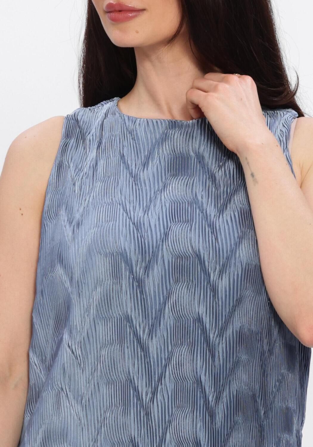 Blauwe SELECTED WOMEN Maxi jurk SLFANYA SL REGULAR ANKLE PLISSE - large