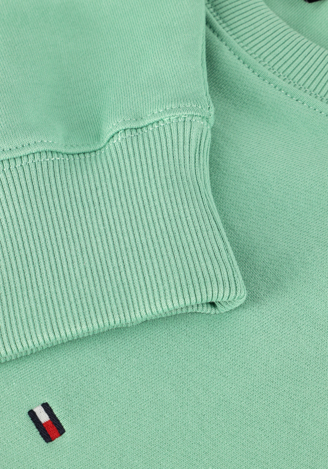 Groene TOMMY HILFIGER Trui ESSENTIAL TERRY CREWNECK - large